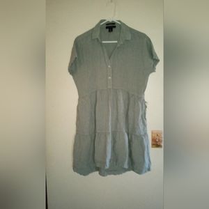 Tahari 100% linen dress S